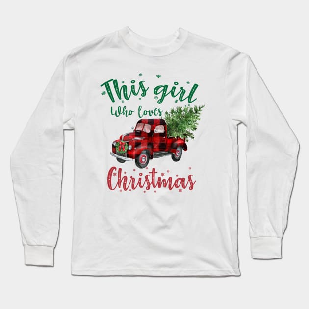 This Girl Who Loves Christmas Long Sleeve T-Shirt by little.tunny